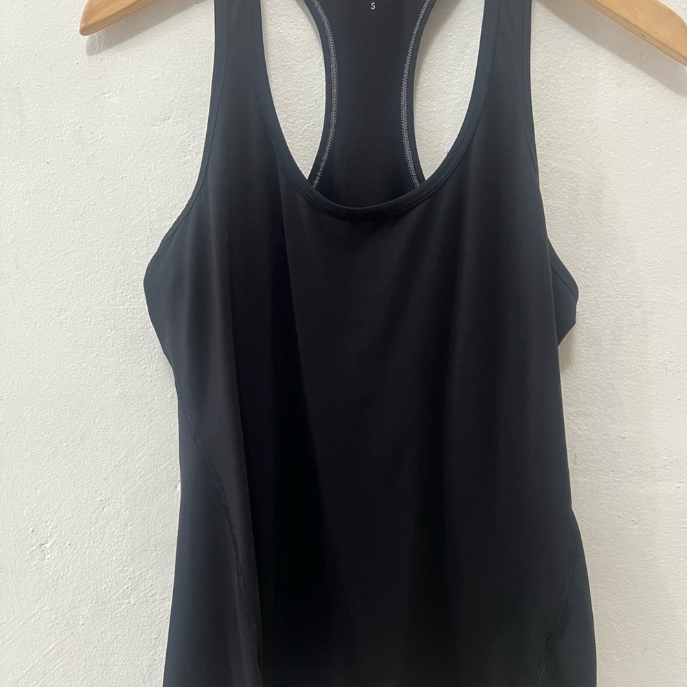 Athleta Charcoal Racerback Top